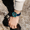Soft Silicone Rubber Watch Strap with Quick Release - Navy