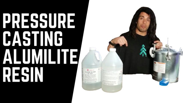 How to Pressure Cast Alumilite Clear Slow Epoxy Resin