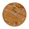 Olive Wood Wall Clock - 12"