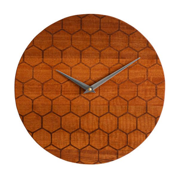 #82 | HONEY COMB Wood Wall Clock Maker Watch Co.® 