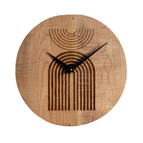 #83 | ARCH Wood Wall Clock Maker Watch Co.® 
