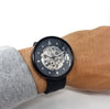 Black and Silver Resin Watch 