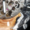 BLACK MARBLE BURL 45MM Flat Case Maker Watch Co.® 