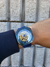 #581 | NAVY FUNGI 41MM Square Maker Watch Co.® 