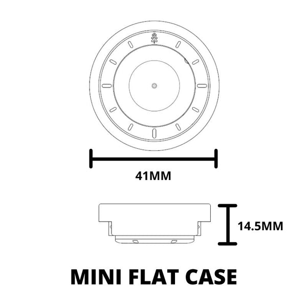 #386 | ALL CARBON 41MM Mini Flat Case Maker Watch Co.® 