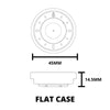 45MM Flat Watch Case