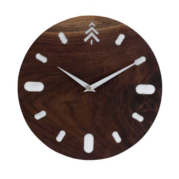 Walnut Wood Wall Clock - Maker Watch Company