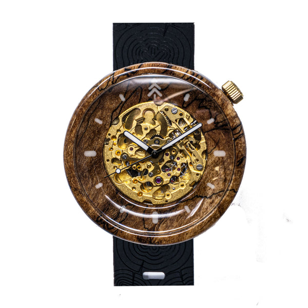 #521 | GOLDEN FUNGI 45MM Flat Case Maker Watch Co.® 