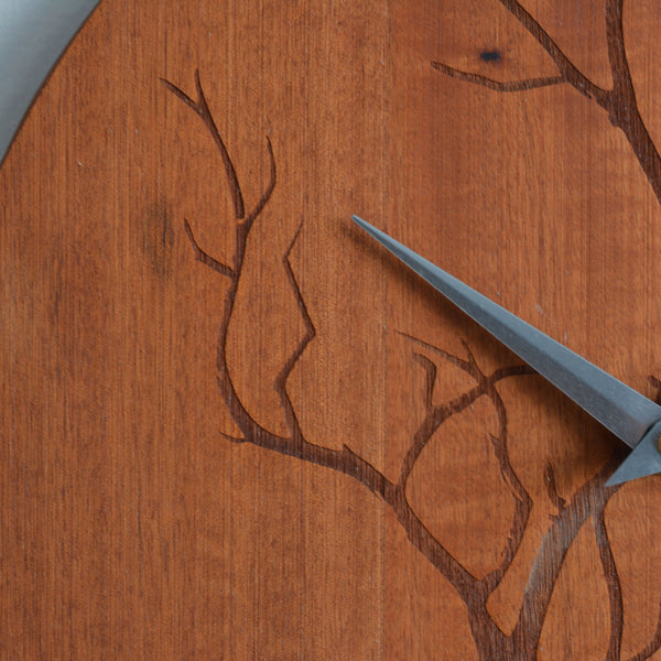 #81 | TIGER TREE Wood Wall Clock Maker Watch Co.® 