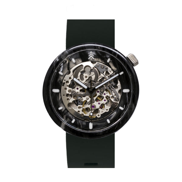 ALL CARBON 43MM Flat Case Maker Watch Co.® 