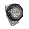 Black and Silver Resin Watch
