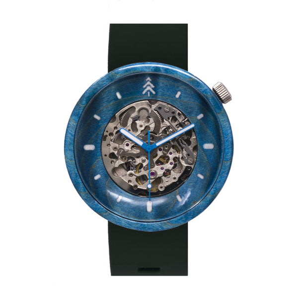 Tiger Maple Wood Watch