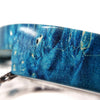 Stabilized Blue Wooden Watch - Maker Watch Co.