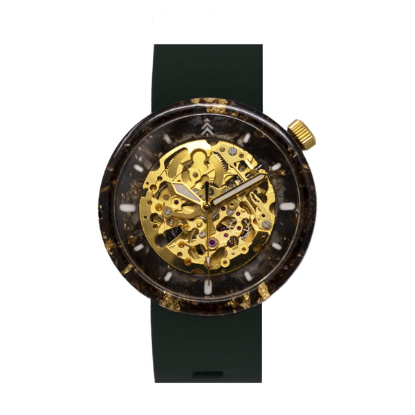 Cigar Leaf Epoxy Resin Watch