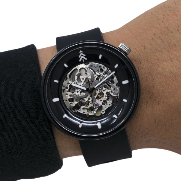 Classic Black Mens Automatic Watch