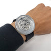 Grey and Silver Automatic Resin Watch