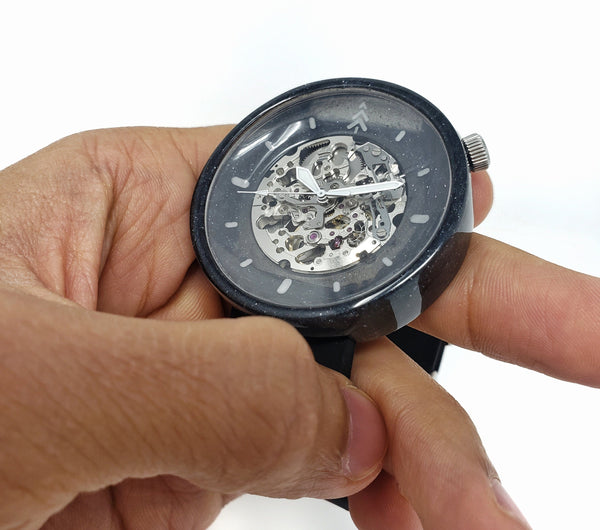 Classic All Black Resin Watch - Silver - Maker Watch Co.®