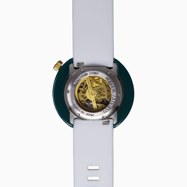 HUNTER GREEN 45MM Flat Case Maker Watch Co.® 