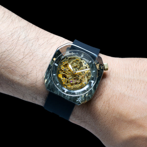#557 | GOLD RUSH SQUARED 41MM Square Maker Watch Co.® 