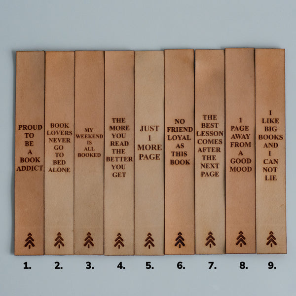 Book Lover Markers Bookmarks Maker Watch Co.® 2 - BED ALONE 