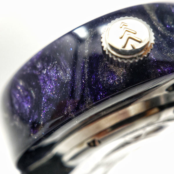 Purple Resin with Diamonds - Maker Watch Co