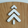 #001 | GRANDE WHITE OAK Wood Wall Clock Maker Watch Co.® 