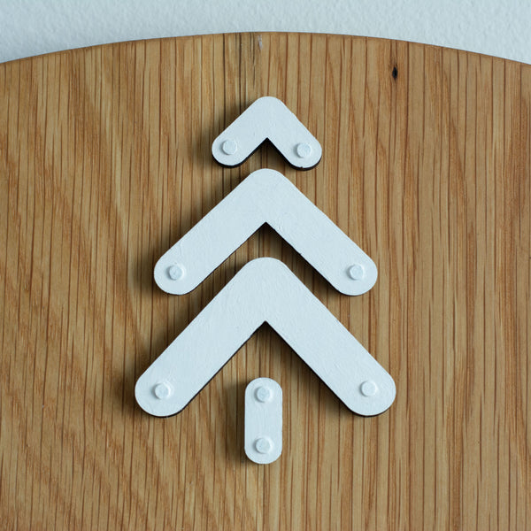 #001 | GRANDE WHITE OAK Wood Wall Clock Maker Watch Co.® 