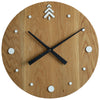 #001 | GRANDE WHITE OAK Wood Wall Clock Maker Watch Co.® 