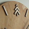 #003 | GRANDE WHITE OAK Wood Wall Clock Maker Watch Co.® 
