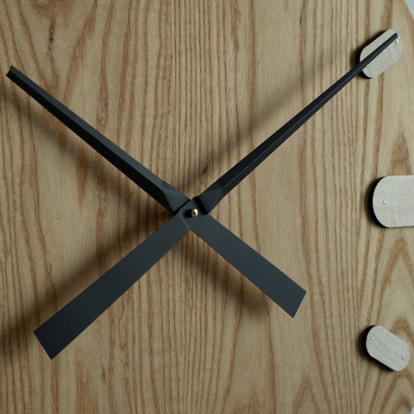 Ash Clock Large Luxury Wood Wall Clock | Homes, Cottages, Apartments, Condos