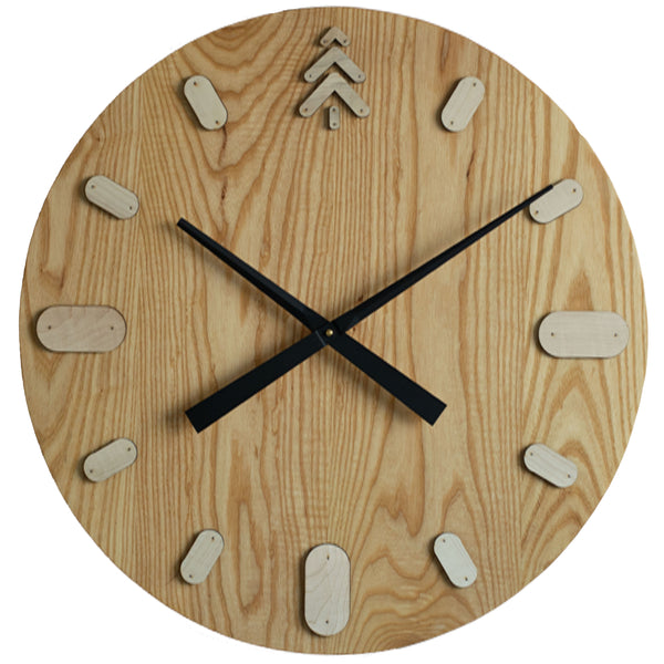 #002 | GRANDE ASH Wood Wall Clock Maker Watch Co.® 
