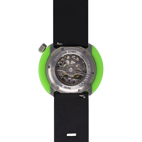 #311 | FLO GREEN 41MM Mini Flat Case Maker Watch Co.® 