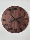 24" GRANDE WALNUT WALL CLOCK - ROMAN