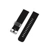 Soft Silicone Rubber Watch Strap with Quick Release - Black