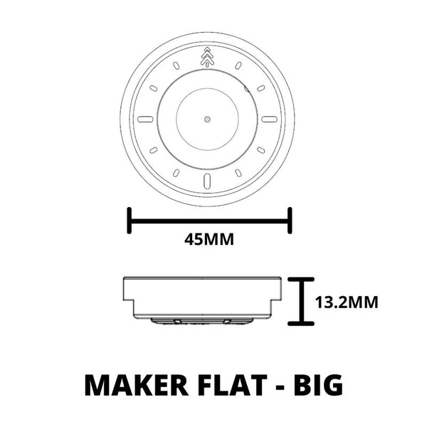 #583 | TURKS & KEYCOS II MAKER FLAT CASE - BIG Maker Watch Co.® 