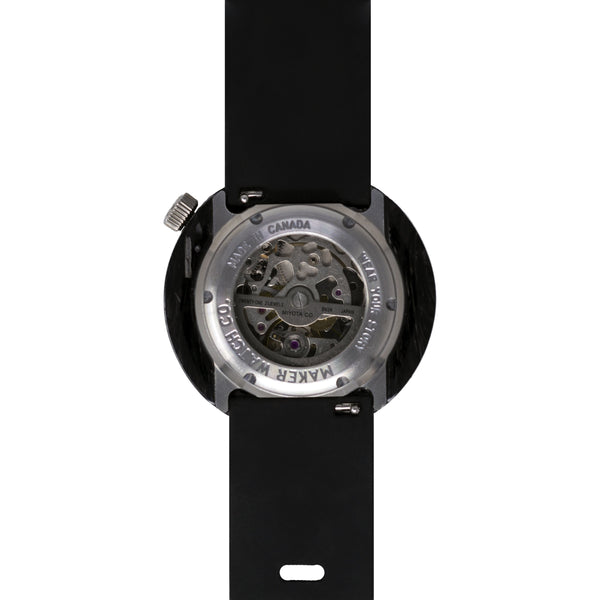 ALL CARBON 43MM Flat Case Maker Watch Co.® 