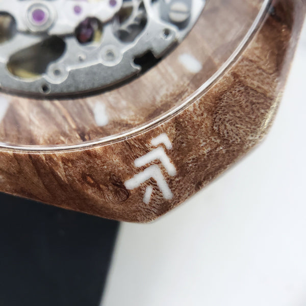 DiamondCast Wood Resin Watch - Maker Watch Company