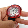Red Resin Automatic Watch 