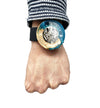 Ocean Blue Resin Art Watch - Black Strap - Maker Watch Co