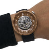 Custom Maple Burl Wooden Mechanical Watch