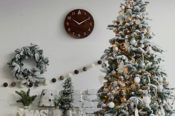 Walnut Wood Wall Clock - Maker Watch Company