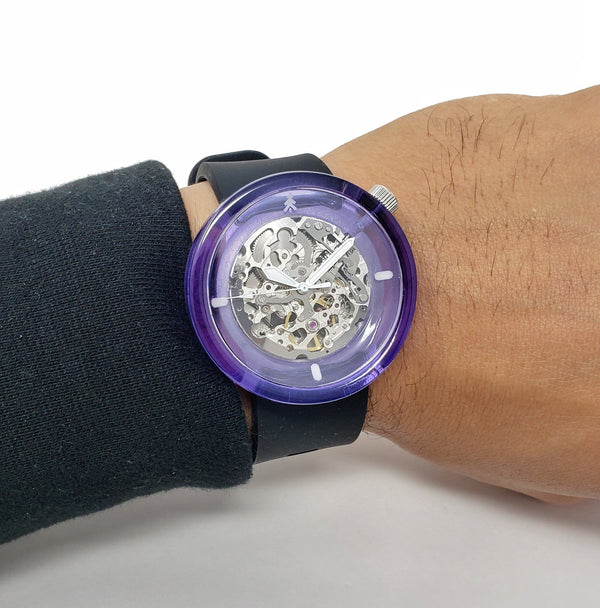 Ladies Resin watch with silver hardware