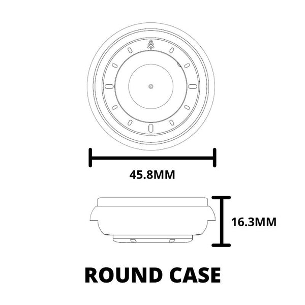 #315 | FLO PINK 45.8MM Round Case Maker Watch Co.® 