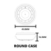 #254 | DIAMONDCAST® 45.8MM Round Case Maker Watch Co.® 