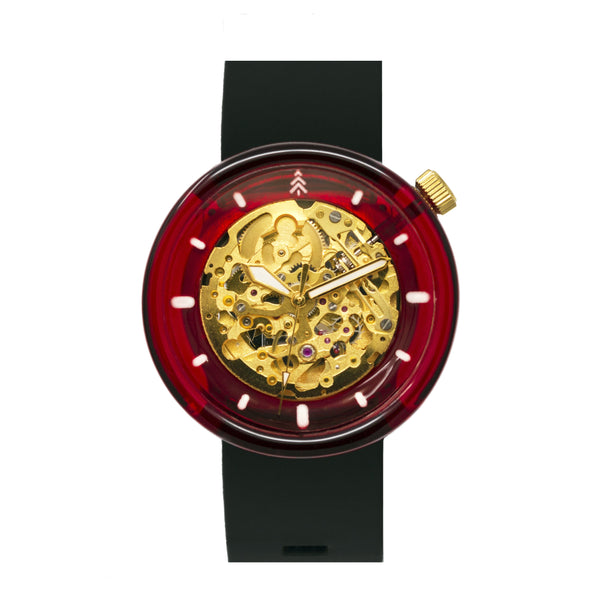 RED PILL 43MM Flat Case Maker Watch Co.® 