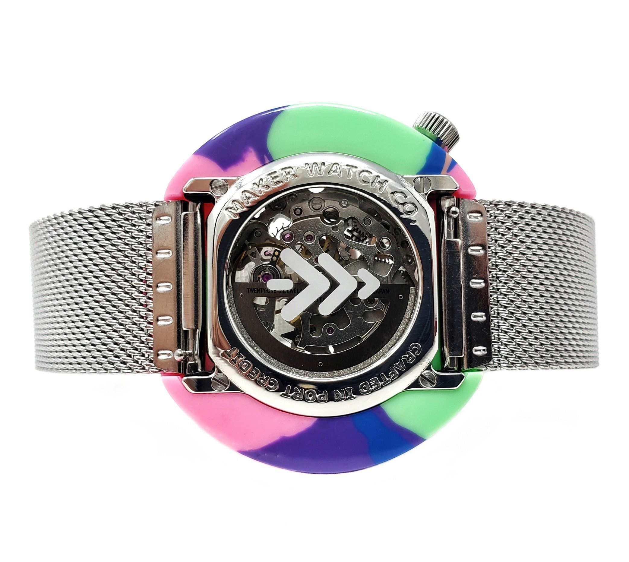 Retro Wave Neon Resin Watch - Maker Watch Co.®
