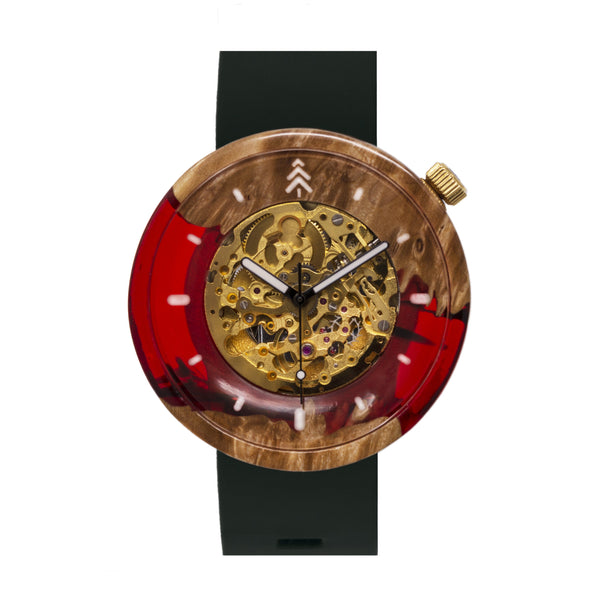 River Table Style Epoxy Wristwatch