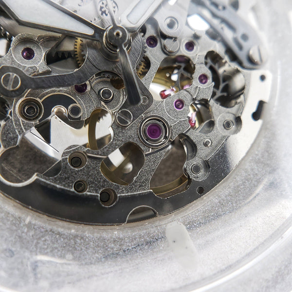 Silver 8N24 Miyota Automatic Watch Movement