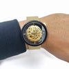 Black and Gold Automatic Watch 