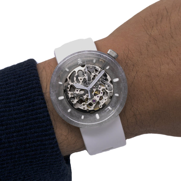 LIQUID METAL PEARL 43MM Flat Case Maker Watch Co.® 